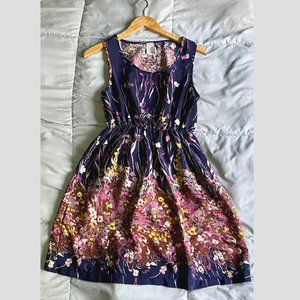 Dark Floral Dress | M
